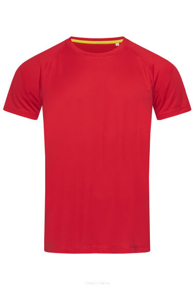 Stedman 8410 Active Raglan (Crimson Red) CSR