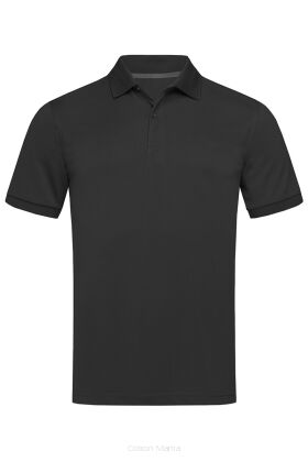 Stedman 8050 Active Pique Polo (Black Opal) BLO