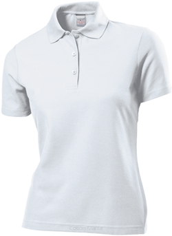 Stedman 3500 Polo 65/35 Women (White) WHI 