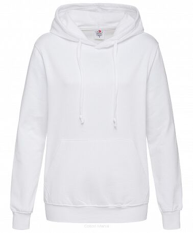 Stedman 4110 Hooded Sweatshirt Women (White) WHI