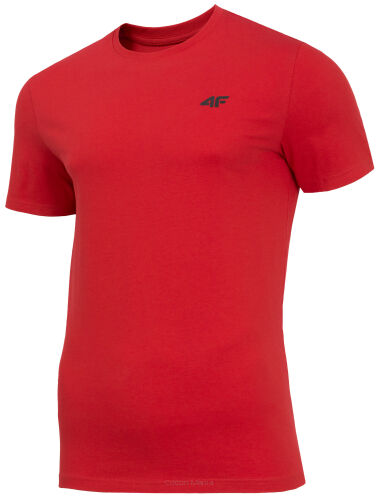 TSM070 T-shirt męski CZERWONY