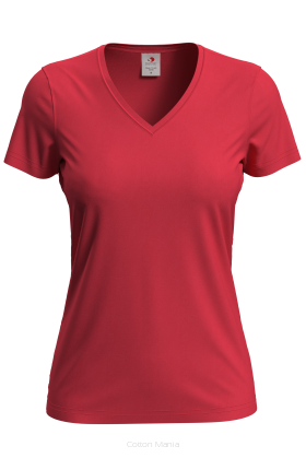 Stedman 2700 V-Neck Women (Scarlet Red) SRE