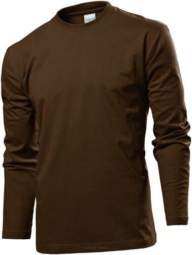 Stedman 2130 Comfort Long Sleeve Men (Brown) BRO 